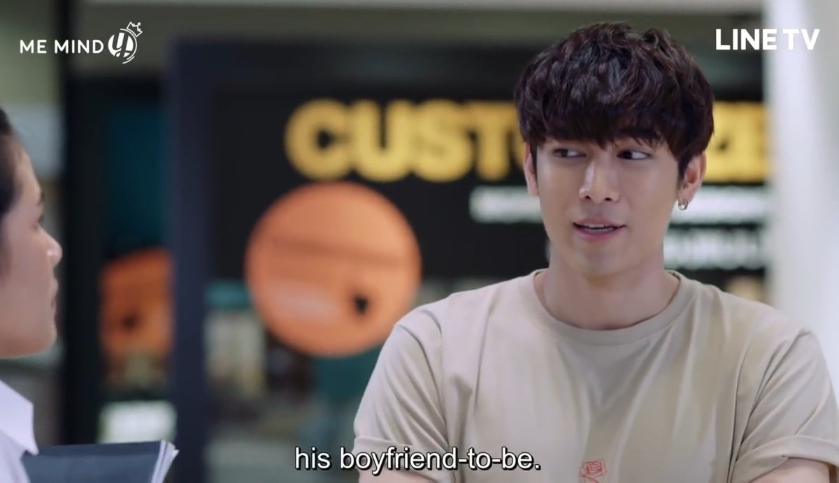 Last but not the least:Tharn declares himself as Type's boyfriend-to-be on Episode 5. Type deadass told Puifai he was dating someone even though he wasn't sure Tharn would forgive him, on Episode 6.But MewGulf, 1 year later?STILL PHI NONG WHO LOVE EACH OTHER KRUB 