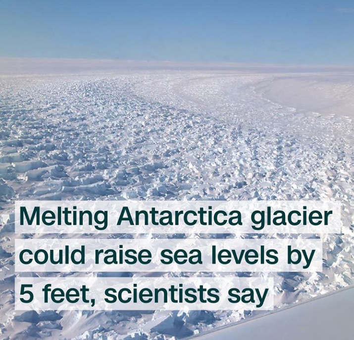 SatvikMishra25's tweet photo. Environment Concern :
The Denman Glacier in East Antarctica has retreated almost 3miles in the last 22 years. If it fully thaws, sea level would rise almost 5 feet, according to a study. https://t.co/0HmwvAfb5j