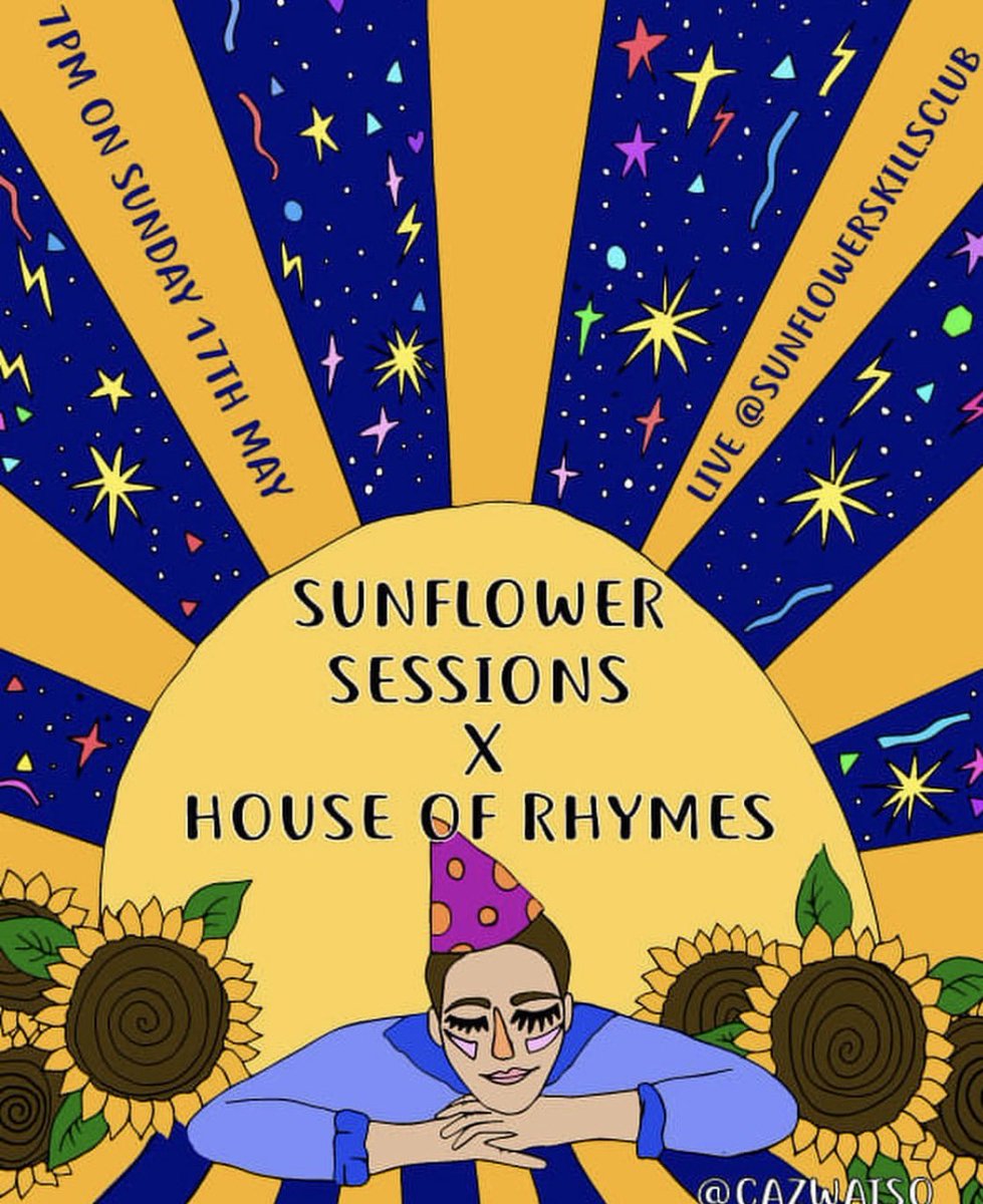 AbeilleTheatre's tweet photo. 🚨TONIGHT 7pm 🚨Catch @SunflowerFound @houseofrhymes_ event, raising money for @CR_UK 🙌🏼🌻✨ https://t.co/ymWNMKBsPv