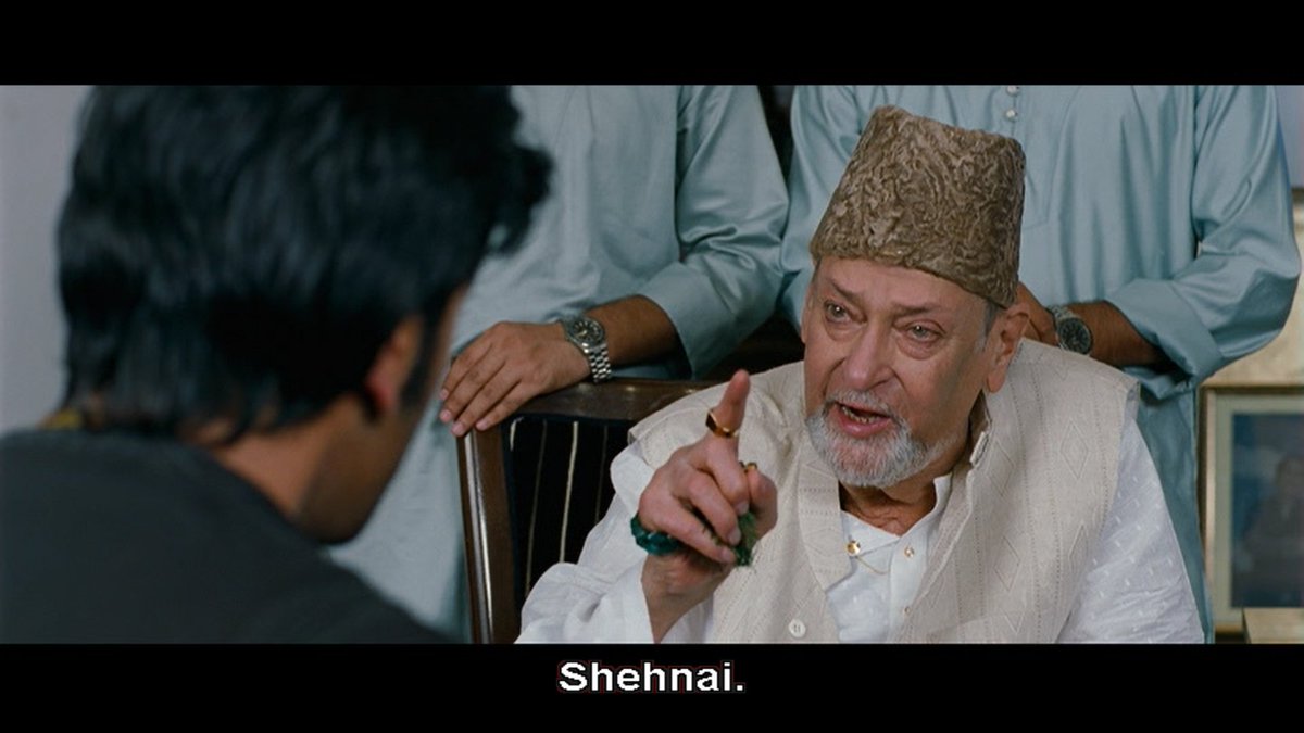 "He won't fit into your small cage." Ah. What an expression it is. And Shammi Kapoor Sahab's presence has brought the divinity to the movie. And look at Jordan, he seems casually talking to a legend, it is not that he doesn't know him, it is just he cannot be a regular aadmi.