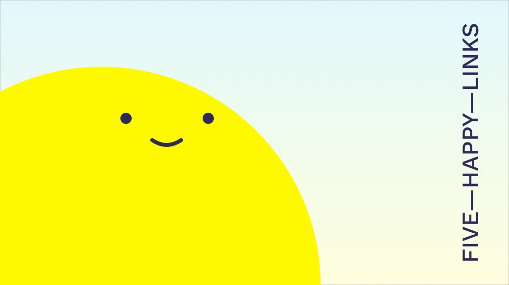 fivehappylinks's tweet photo. This week’s five happy links—featuring @CanWeJustAsk inspiring podcast series, uplifting illustrations from @happybcast and a nice alternative to a lockdown quiz 👉https://t.co/yB7MhnOfII https://t.co/uriIidQaQa