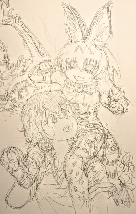 #伸びる伸びない関係なく気に入ってる絵だから見て 