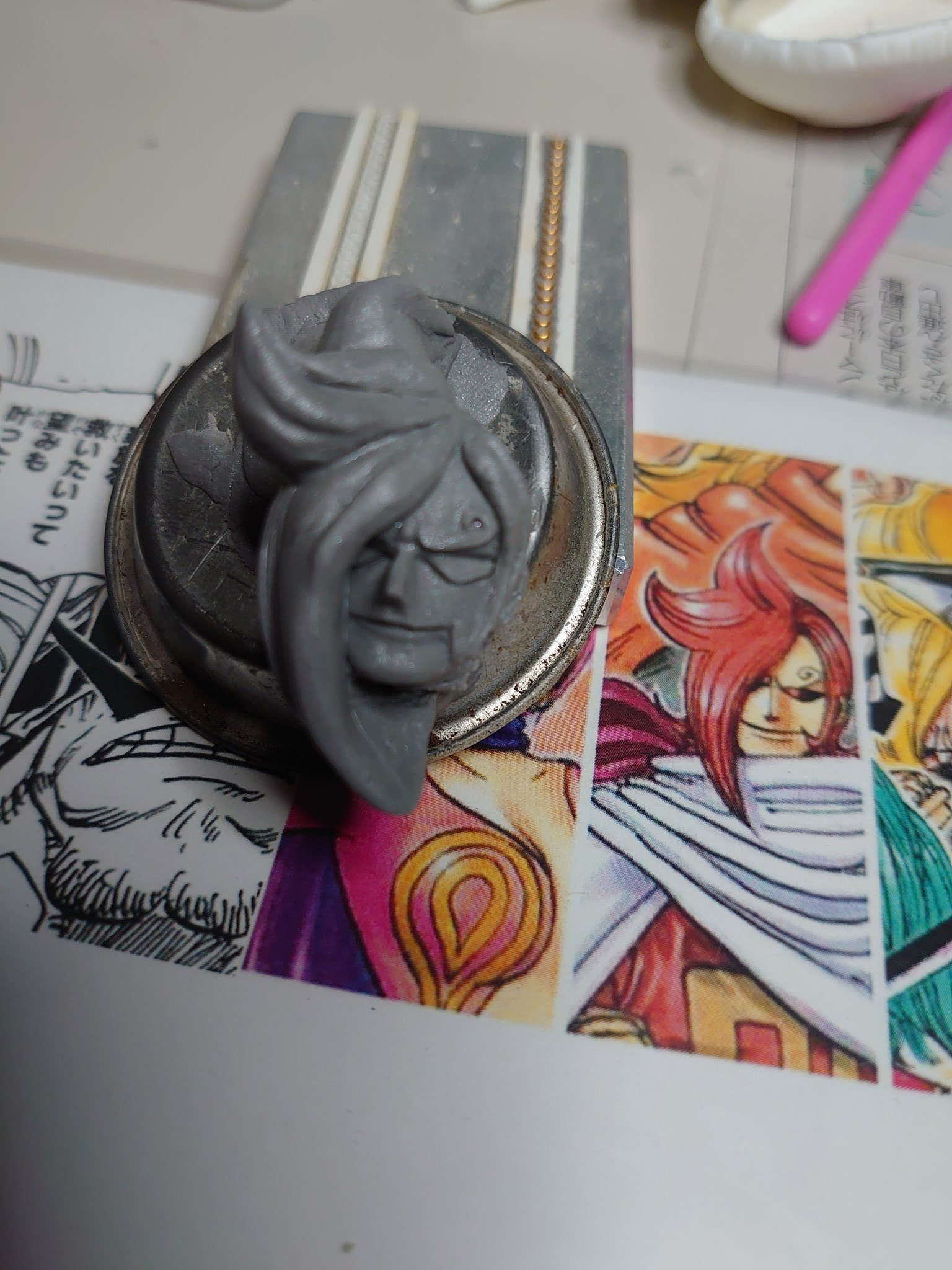 Happy ワンピース ジェルマ66 フルスクラッチ 自作造形 予定変更して 急遽造りはじめました 髪の毛がわけわからんどうなってるの T Co Dp4opqwuox Twitter