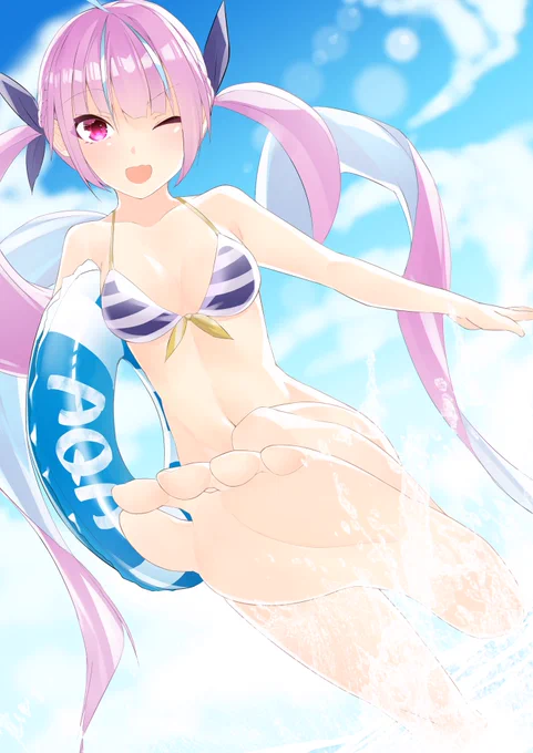 そろそろ夏だ!水着だ! #あくあーと 