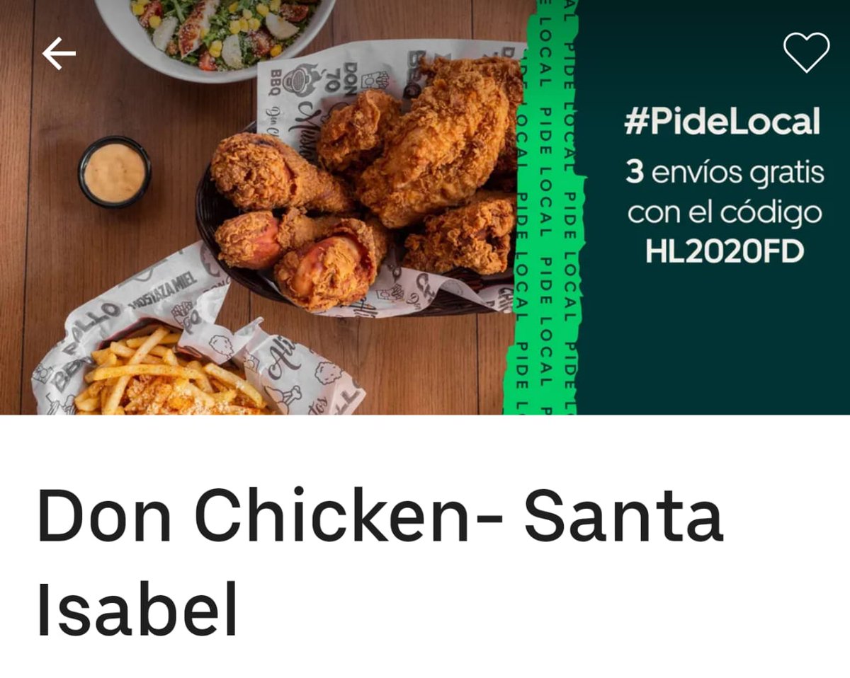 DonChickencl's tweet image. Aprovecha tu codigo promoción