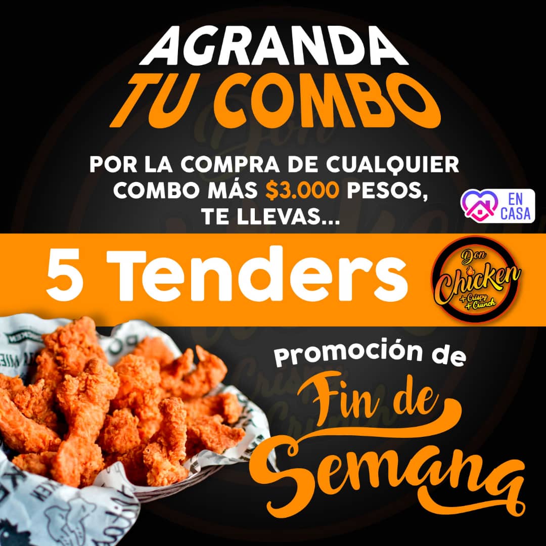 DonChickencl's tweet image. Promo del fin de semana síguenos en Instagram @donchickenspa