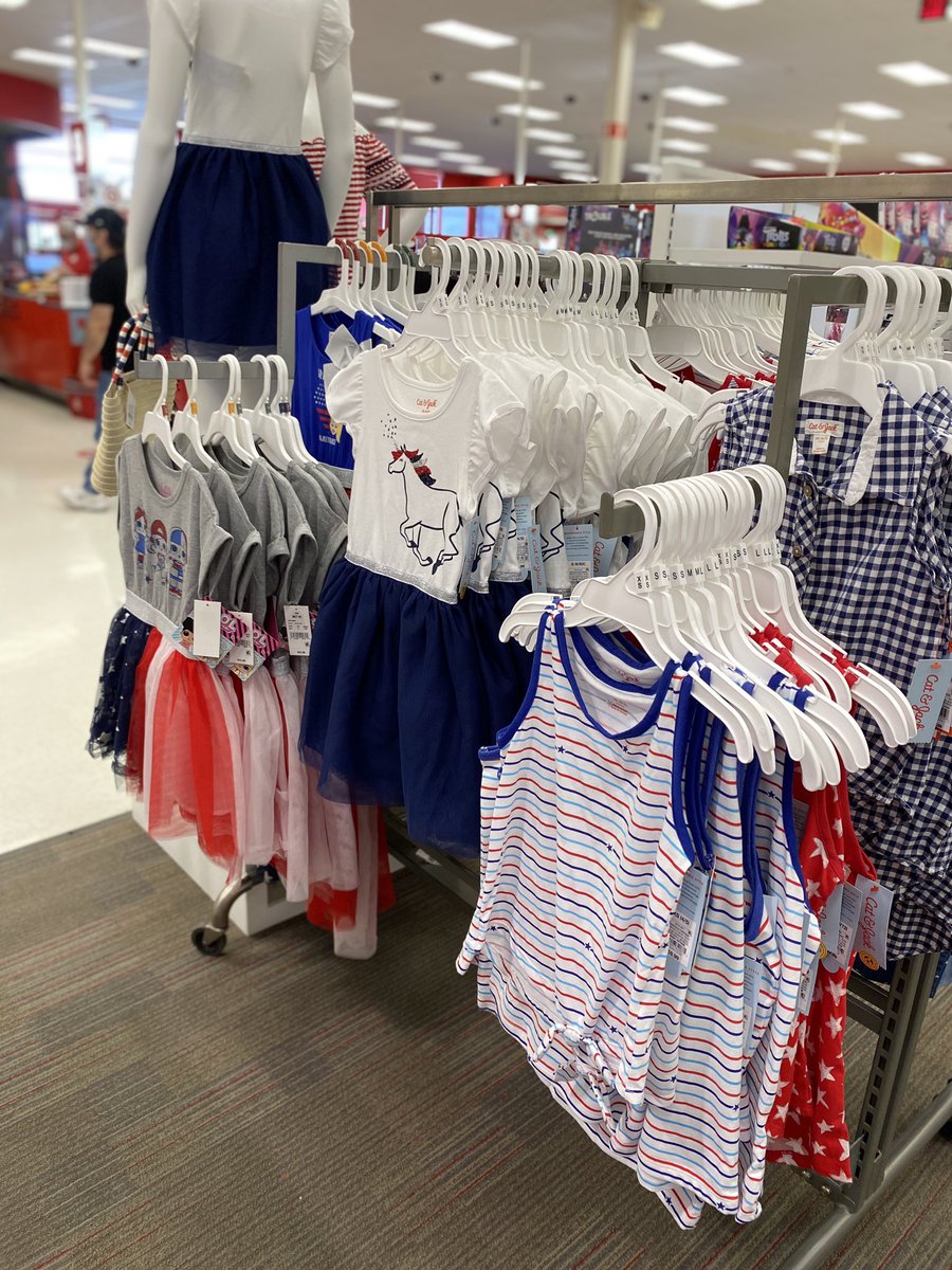 KrissiValentin's tweet photo. It’s been awhile but I’m back!  Head into #TargetMilford for all your girls Red, White &amp; Blue ! Ready for Memorial Day !!! @KatieMcG2180 @EmilyF_T1281 @laobrien924 @Djoumbarry https://t.co/sDEpyFnbM7