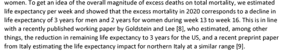 I need to clarify wording in #10 tweet in this thread re  https://www.medrxiv.org/content/10.1101/2020.05.10.20096909v1. The decline in life expectancy is estimated based on the impact of this pathogen being sustained, not just for its impact in the few months so far. |  @adiwyner 12/