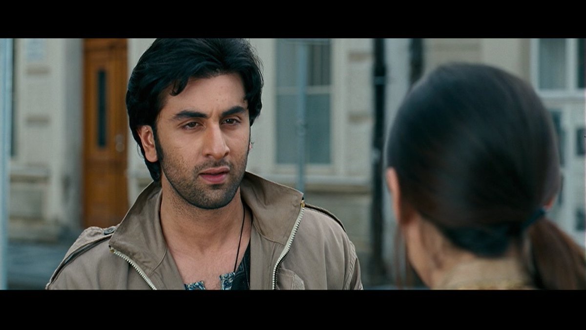 Heer is going through some kind of illness, both physical and mental. When Jordan comes to meet her in Prague, she says I have an appointment with the psychiatrist, Look at the Pic-3, he just doesn't listen to what's she saying. The obvious nature matters to him. Sheer-Romance.