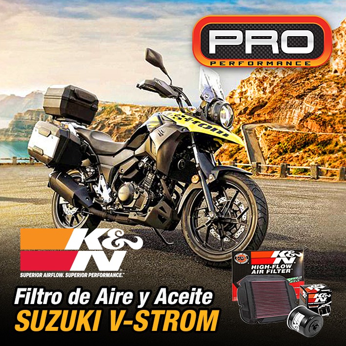 properformances's tweet photo. Disponible filtro de aire y aceite K&amp;N para V-Strom.
Instalalo ahora mismo, obteniendo de inmediato  más potencia y mayor ahorro de combustible y lo mejor, tiene una vida útil de diez años.
Pro Performance
¡Simplemente lo mejor! https://t.co/kIgXfEYU7M