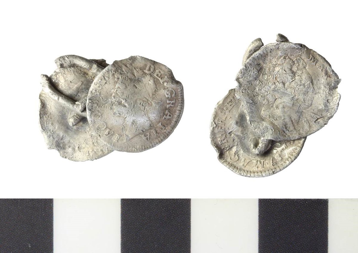 TRegistrars's tweet photo. These Post-Medieval silver cufflinks are a departure from the more common 'crown & heart' variety recorded by @findsorguk! Recently declared Treasure by Wiltshire & Swindon coroner, @MuseumandArt hopes to acquire through the Treasure Act #lockdowntreasure https://t.co/VeqEqnnkFN https://t.co/OwuuMqOMpM