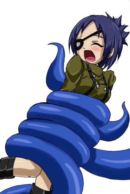 触手に囚われるクローム髑髏ちゃんです
エロよりもリョナ寄りです 