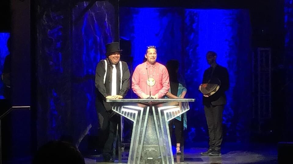 LowaBeebe's tweet photo. #throwback to one year ago today at the “2019 Indigenous Music Awards tonight in Winnipeg, Manitoba!! Thank you Lisa Meeches for the work you & your team do year-after-year!! An amazing memorable show!! #thankful #IMAs2019 #Indigenous #Awards #Winnipeg” https://t.co/OjyW2f5RaL