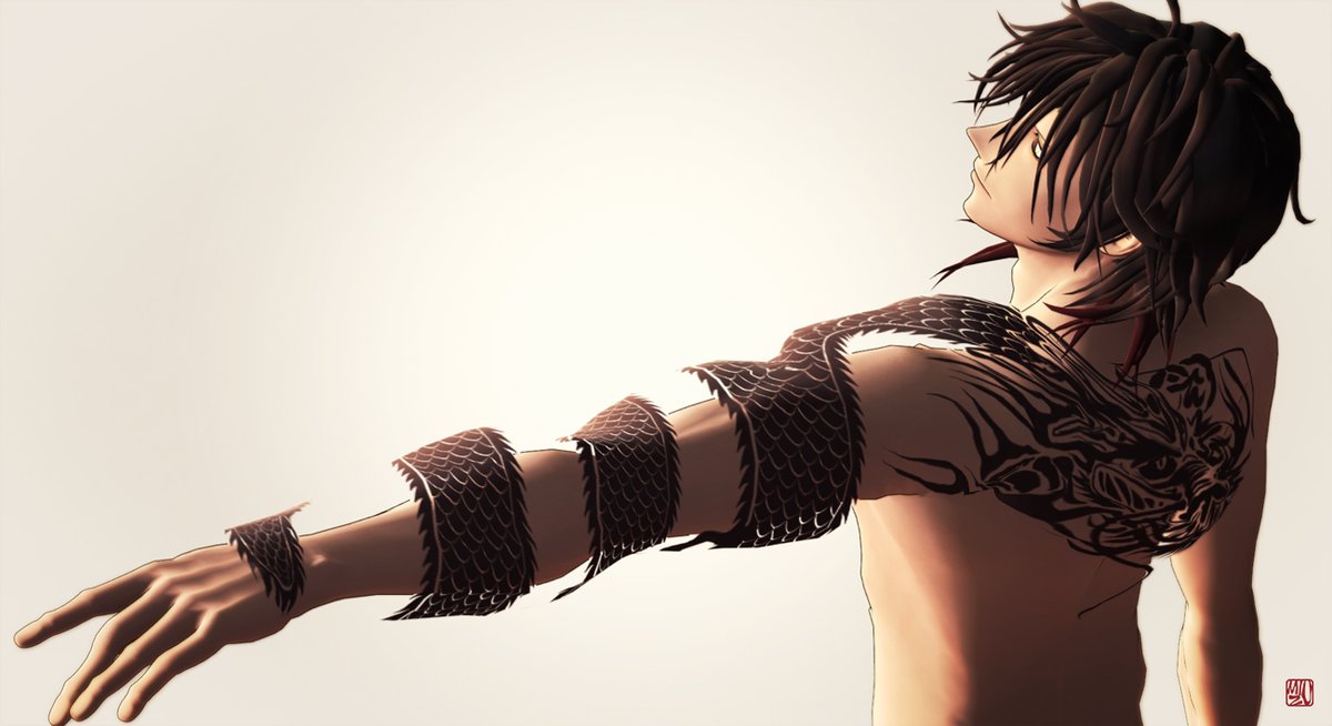 刀剣乱舞 裸の大倶利伽羅が見たい ウチの伽羅ちゃんの半裸でよろしければどうぞ 前に Mizu みづ のイラスト