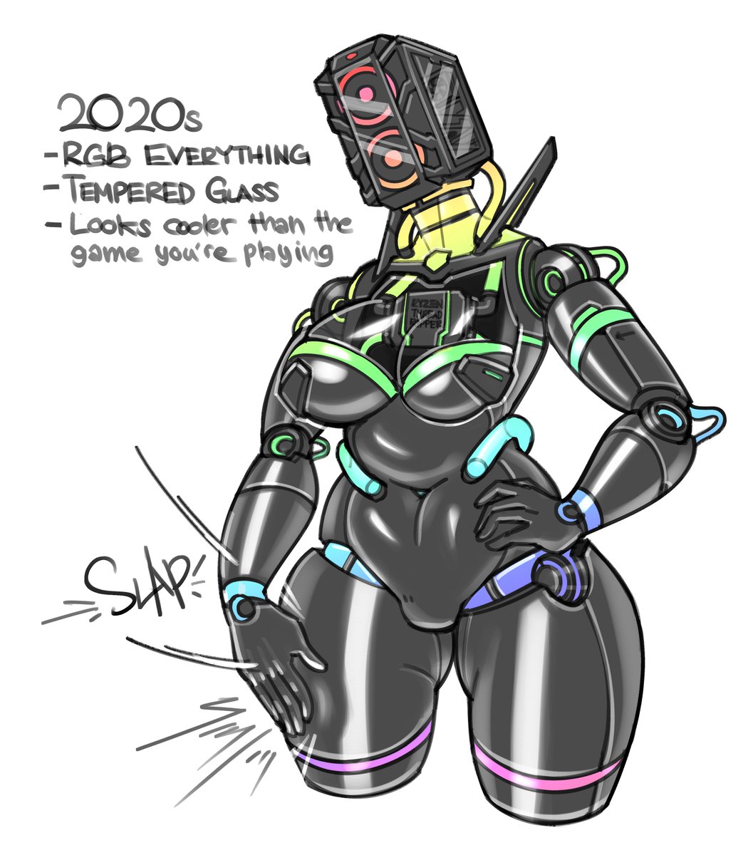 PC Case Design Evolution but It's Robo Waifus Pt.2

#mecha #robot #robutt #gynoid #android