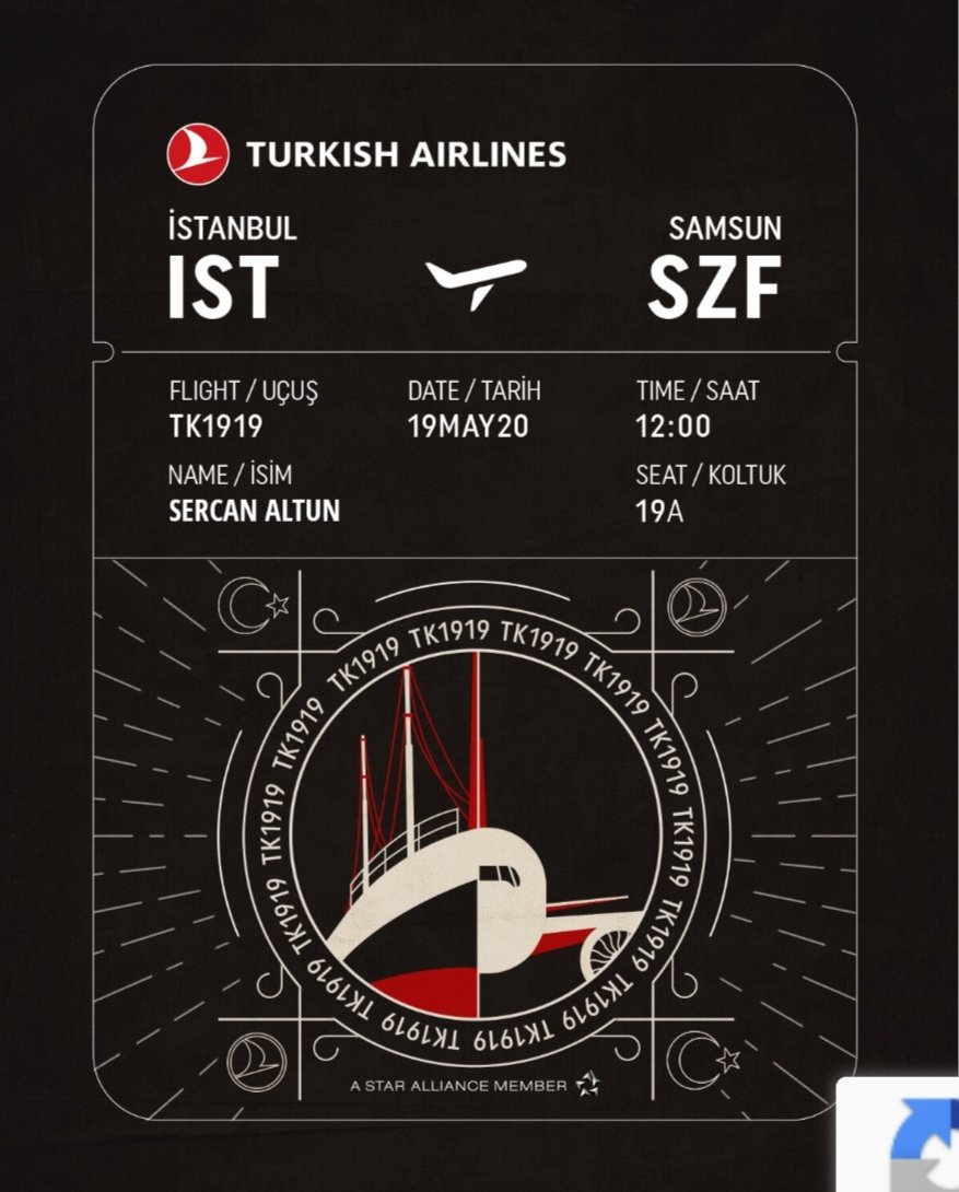 @SaVci41 @elifgunduz41 @TK_TR Bende #TarihiYolculuk’taki yerimi aldım. @SaVci41
Ya sen? @marmara_41 (Ali Çalık) tarihiyolculuk.com/bilet/xWN-xCSt…