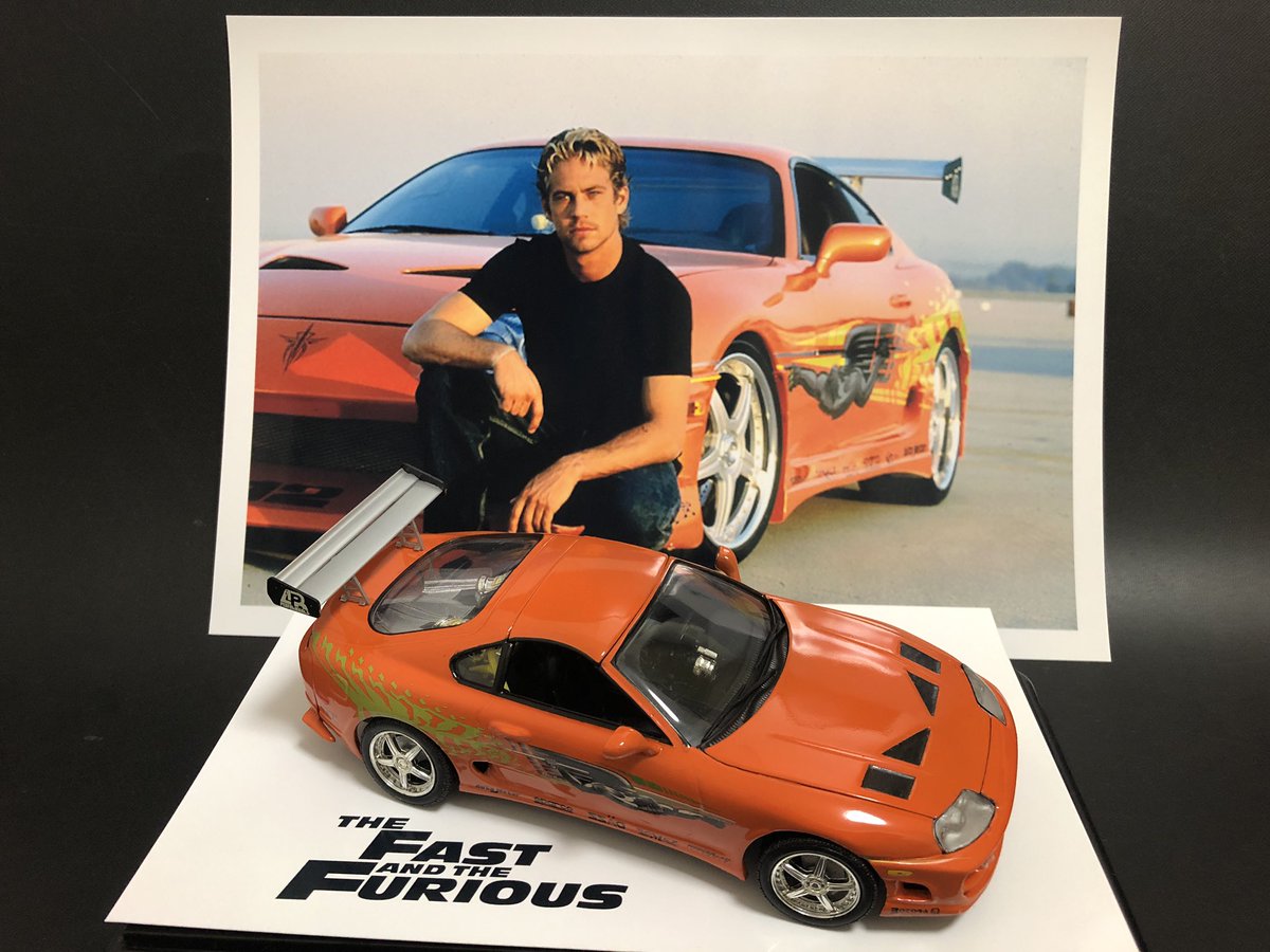 Kazuhiroootani アオシマ Amt製 Bomexスープラ改造 ワイルドスピードスープラ完成 海外で80 スープラを有名にしたのは間違いなくこの車の影響でした ポールが生きていたら90スープラで登場したでしょうね ワイルドスピード スープラ