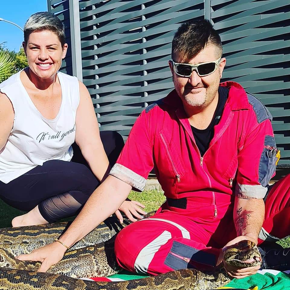 CoronavirusIn12's tweet photo. Pretoria, South Africa: This 16 foot Python was rescued by Life24 Reptile Unit (Arthur Roden), stitched up and will recover for a few days and then be released back into nature.
#Covid19 #sarscov2 #coronavirus #pandemic https://t.co/KQzMZyHTIU