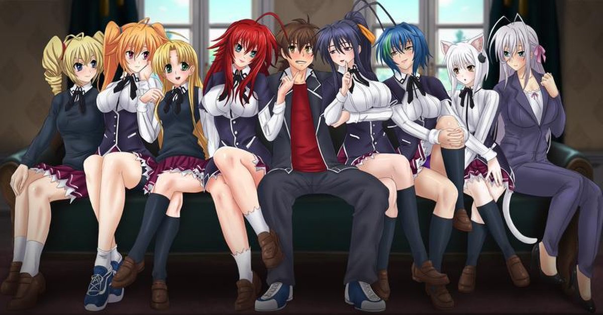 High School DxD Fandom na Twitteru: "El Harem de Issei ❤ La 