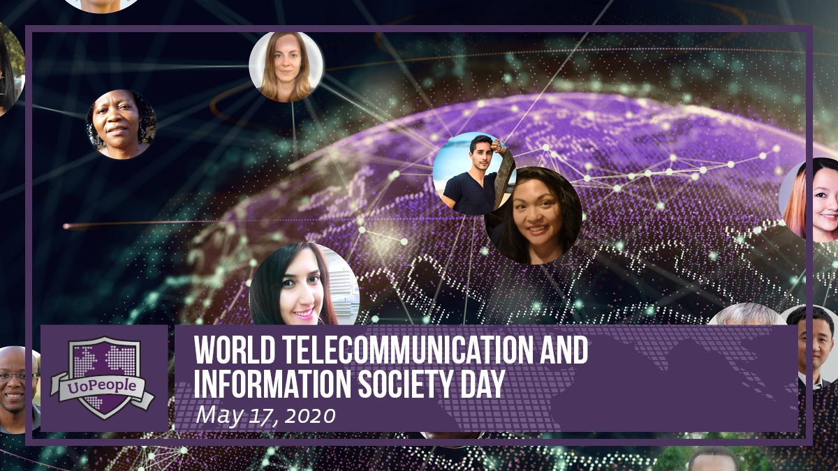 UoPeople's tweet photo. #WorldTelecommunicationandInformationSocietyDay raises awareness of the possibilities that the Internet &amp; other communication technologies can bridge the #DigitalDivide. #UoPeople is proud that our online platform enables greater access to #HigherEducation globally. https://t.co/C8NnTmVBbv