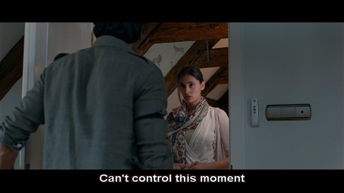 Aur Ho is also an important song in the album, there are various emotions depicted in it i.e. helplessness, jealousy, dishonesty, etc. After the song when Heer asks Jordon to leave, & falls off, Imtiaz doesn't show the rest. Both Jordan and the audience are forced to spectate.