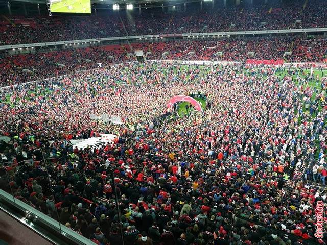 ON THIS DAY 2017: Spartak Moscow celebrate winning the league for the first time since 2001