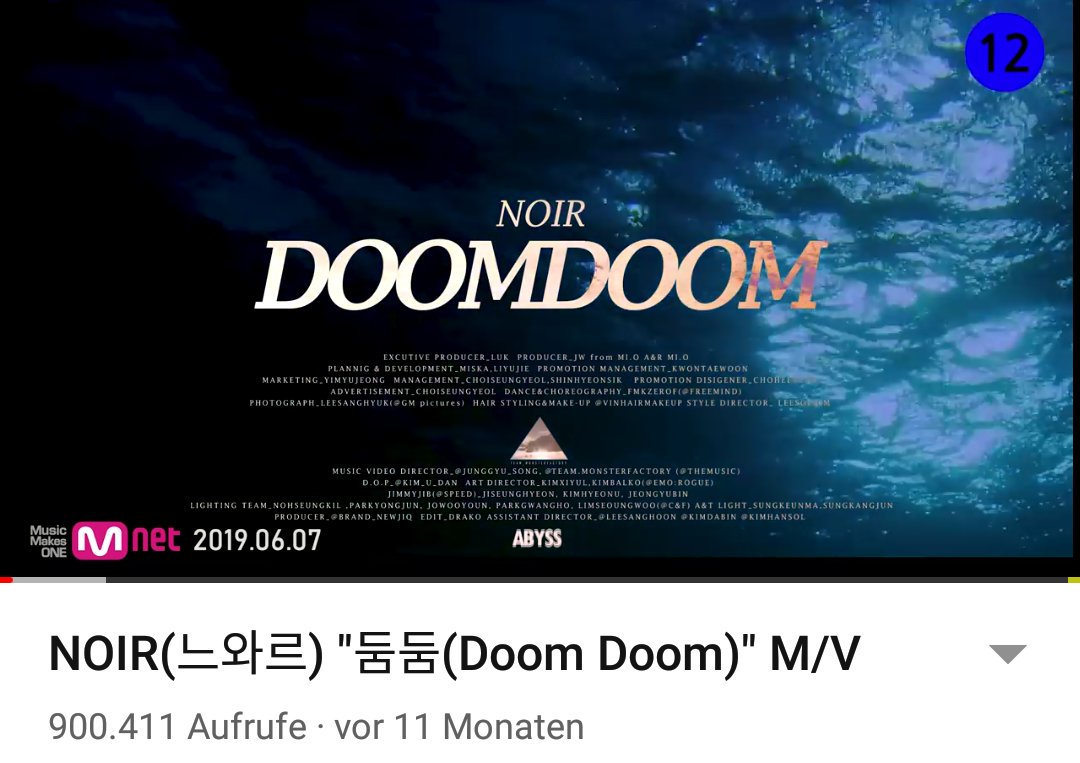 ShaylyNoir's tweet photo. Congratulations on 900.000 views for DOOM DOOM 🎉🎈🎂⭐💕

Let's keep going to 1M 🔥

#Noir #느와르 #DoomDoom @Noir__official #LumiereWithNoir #SupportNoir #둠둠 https://t.co/CrWt8EHRpP