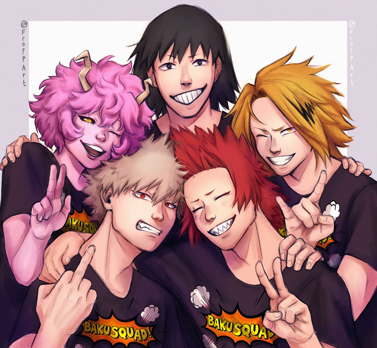 Closed On Twitter Bakusquad Bakugou Kirishima Kaminari Mina Sero Where to s...