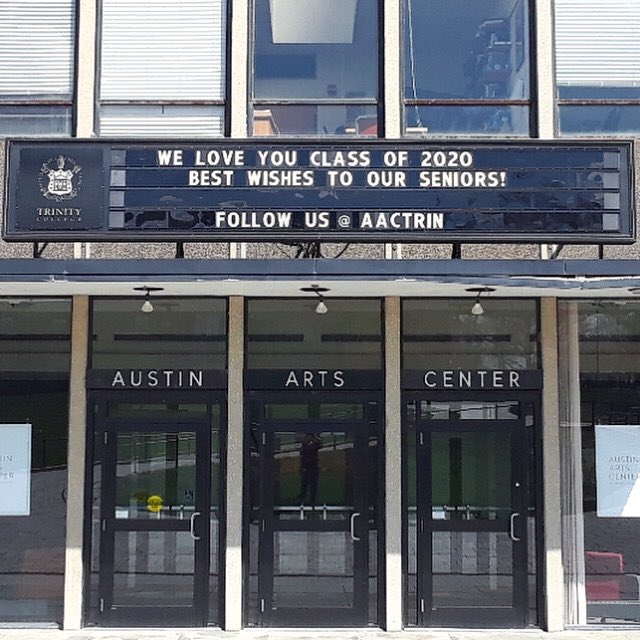 From our AAC family to yours, CONGRATULATIONS #TRINCOLL2020! We couldn’t be prouder and can’t wait to see what you do next. #TrinGrad 🎓🎉