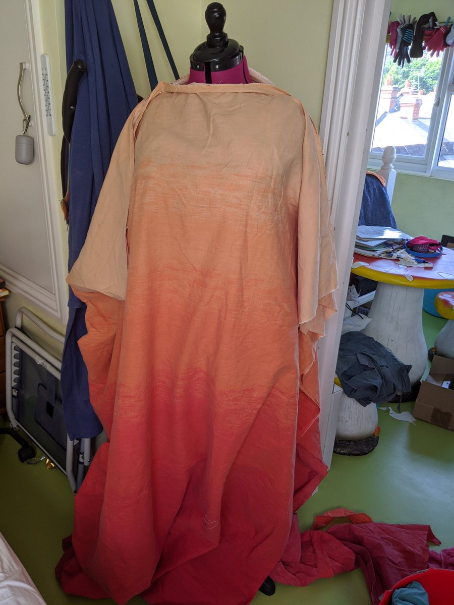 Drape. Actually this looks almost good enough to wear as it is.