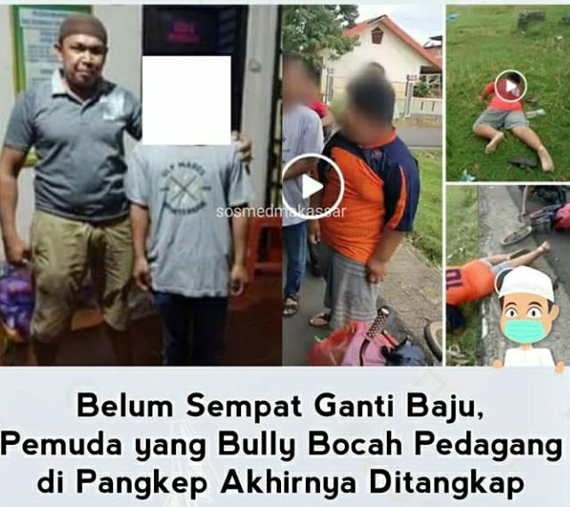 mangcu_'s tweet photo. Gak tega liat korban bully😥, akhirnya pelaku di tangkep😋
#stopbullying
#StopKonserUnfaedah https://t.co/St0WYlNXGI