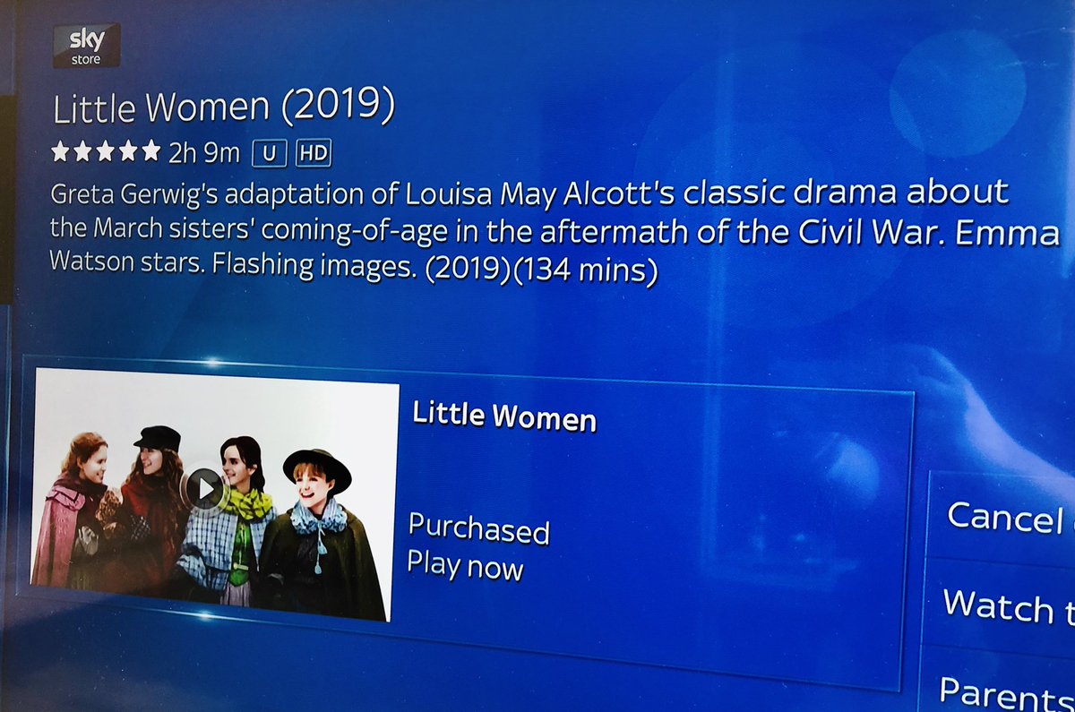 ciaraquill's tweet photo. I rarely buy from @SkyStore but I loved this version of @LittleWomen so much that I went to see it at the cinema twice. I decided to treat myself today. 🍿 🎥 #littlewomen #saoirseronan #film #gretagarwig #LouisaMayAlcott #meg #jo #beth #amy #marmee #laurie #LittleWomenFilm https://t.co/x2zO407c8V