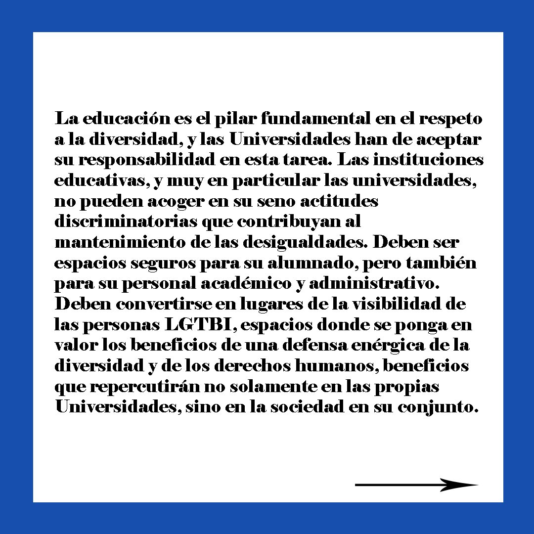 DivSexUSAL's tweet photo. Hoy es 17 de mayo Día Mundial contra la #LGTBIfobia. Por ello hay que recalcar que tanto la Unidad como la @usal quieren reforzar su compromiso con la pluralidad, la diversidad afectiva y la identidad de género.
🏳️‍🌈 LA UNIDAD ES DIVERSIDAD 🏳️‍🌈
.
🌈 #LGTBIQ #Loveislove #pride https://t.co/LLl3hjluD3