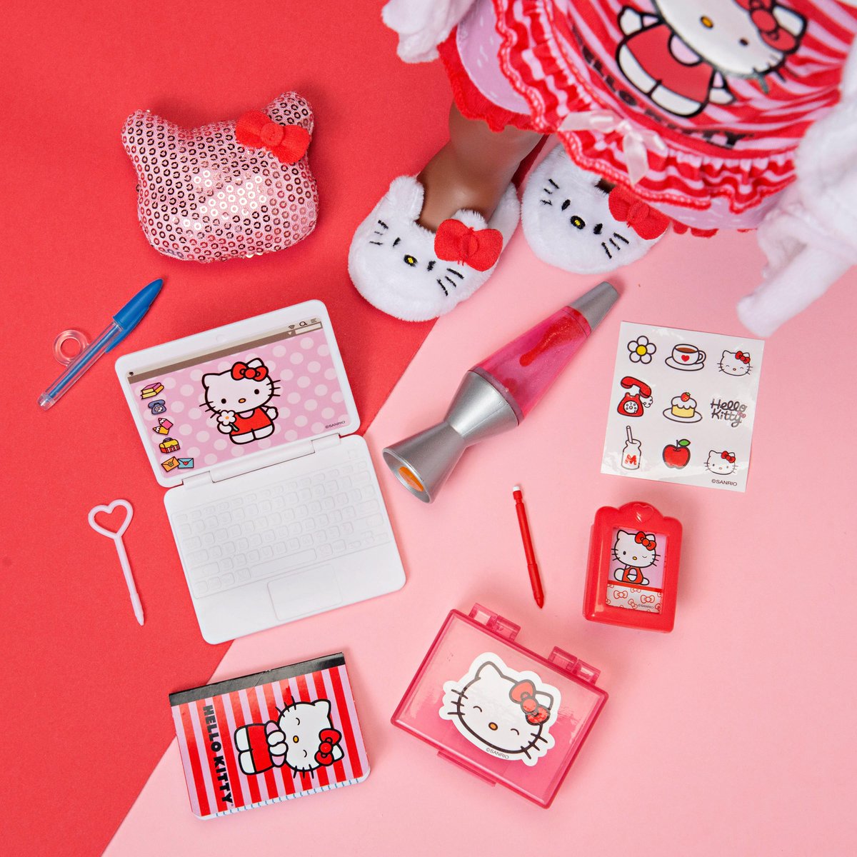My Life As Hello Kitty Room Accessories 11pc Play Set For American Girl ...