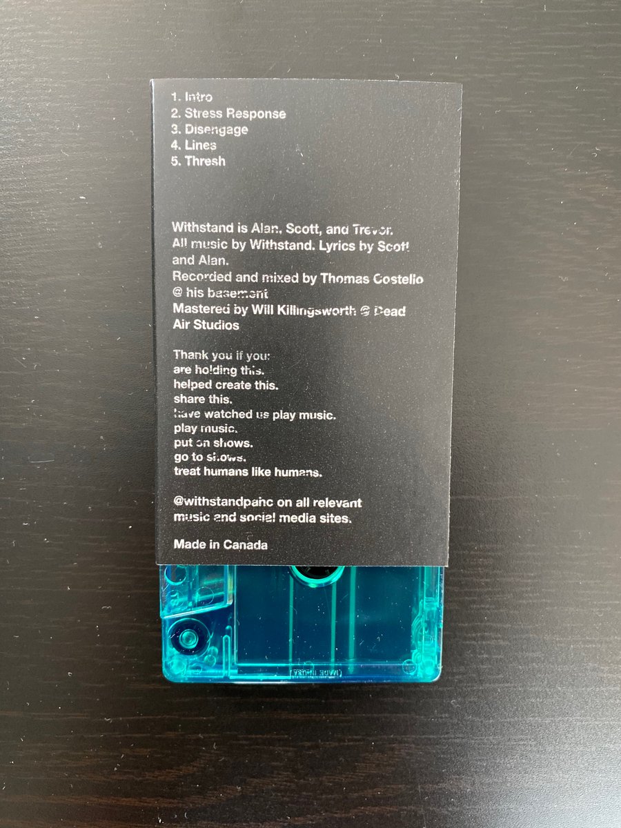 withstandpahc's tweet photo. Tapes have arrived!!! 50 of ‘em, hand numbered. For those of you that pre-ordered, thanks for your patience, I’ll hit the post office ASAP and get these sent out. For those of you who still want one, get that order in quick before I send the pre-orders out. Link in the bio. https://t.co/wUQfX8450g