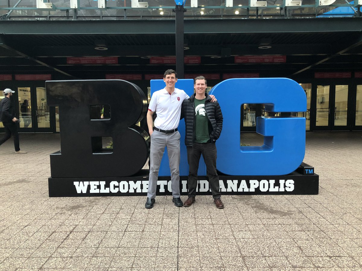 ZachRich32's tweet photo. Jumping on the bandwagon of my #lastnormalphoto 

Indiana vs Nebraska in the B1G Tournament. 24 hours later, we had lost all sports worldwide. https://t.co/Sf3dYK2M2N