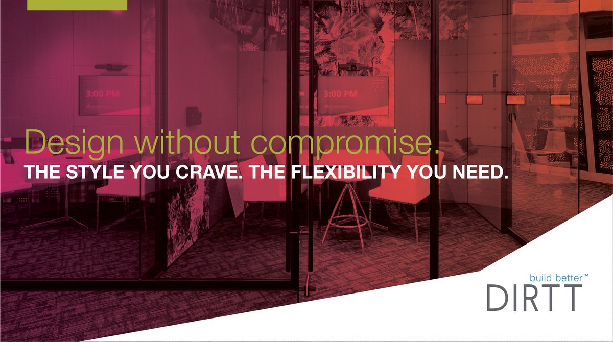 DIRTT's tweet photo. Inspire™ gives you a sleek design and the responsive flexibility you expect from #DIRTT. Just 2” wide, this refined wall solution is ready for your next project.  Learn more: https://t.co/xmS15ypwUB 

#InspiredbyDIRTT #InteriorDesign #Prefab https://t.co/JcbFlnOhGv