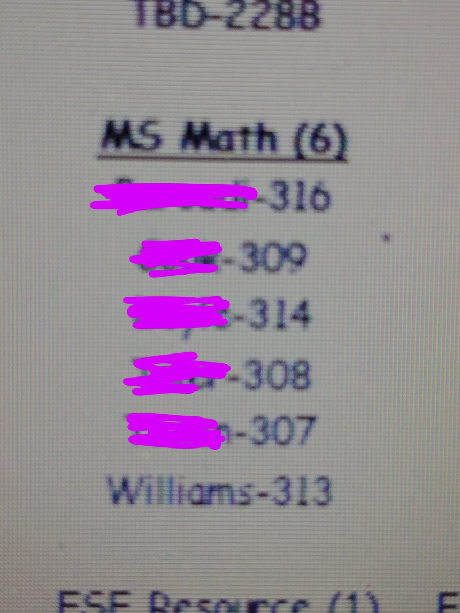 TashMich83's tweet photo. 2020-2021 placements were posted and I got my #2 pick! I am moving from 2nd grade to 6th grade Math! https://t.co/kMWhIPWgKp