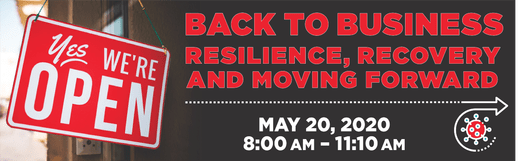 The  <a href="/FairfaxEDA/">Fairfax County EDA</a> is presenting a free online conference, “Back to Business: Resilience, Recovery and Moving Forward,” on Wednesday, May 20: bit.ly/365VqYH?utm_so…