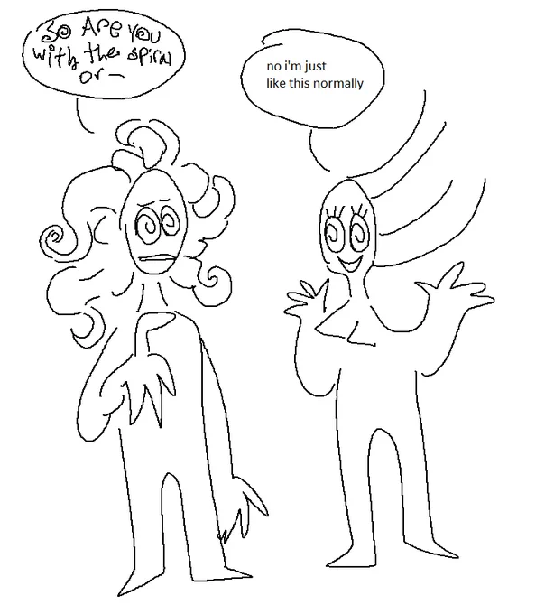 i have an oc who's very michael-esque so i end up drawing them the same way lol 