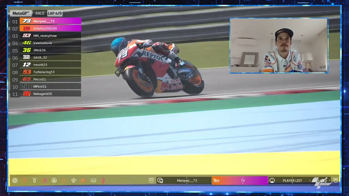 hondaproracing's tweet photo. 🕹️ @alexmarquez73 takes his second victory of the season as @marcmarquez93 joins him on the podium in the latest @MotoGP virtual race 🥇 🥈 

📰 https://t.co/2h4AouT4mF

@HRC_MotoGP 

#Honda #StayAtHomeGP https://t.co/ziRN4jVnWD