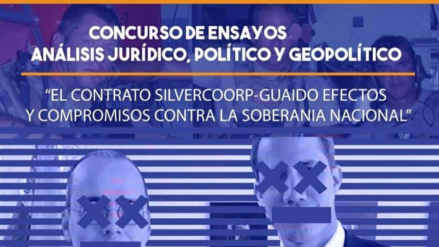 #CONCURSO | Seguimos con nuestra #UniversidadenCasa,  consulta las bases y participa con ensayos sobre “EL CONTRATO SILVERCOORP-GUAIDO EFECTOS Y COMPROMISOS CONTRA LA SOBERANIA NACIONAL” tinyurl.com/yad5s7v2  #100AñosDeHumorYAmor