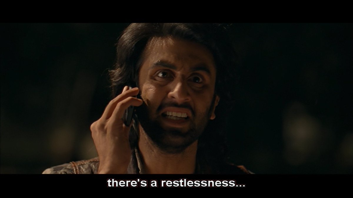 The scene where Jordan persuades Heer, ironically, it starts from the dialogue "Hey, When you are dying?", and it becomes a scene of the third act. Nargis had performed well. Ranbir just rocked it. Imtiaz calls it "FALL THAT WOULD COST HER LIFE." You know what that means, right?