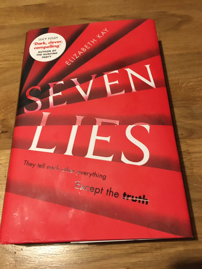 Where did the weekend go? On <a href="/AnyOtherLizzy/">Lizzy Goudsmit Kay</a> #Sevenlies, a monster of a book in the best possible way, deserves all the praise and attention it’s attracting, can only be taken (as it was) in a single gulp.