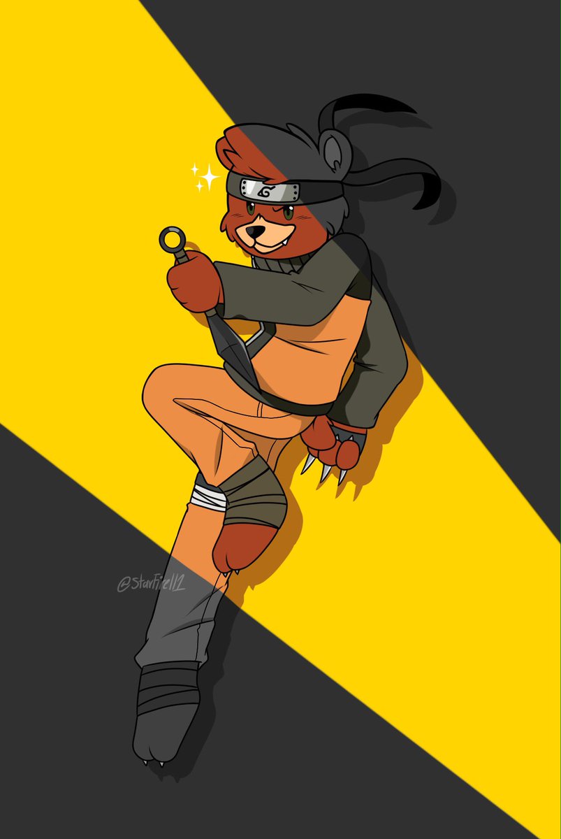 StarFirell1's tweet photo. Aveces me veo naruto en las noches y me dibuje al oso otaku https://t.co/5LlkhLo2TG