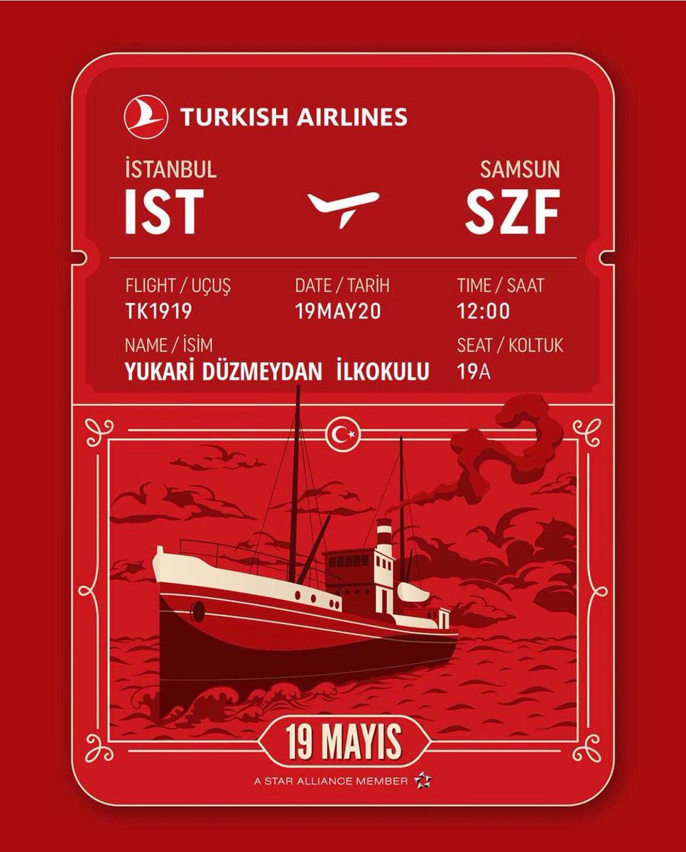 ‘19 Mayıs’ta Gazi Mustafa Kemal Atatürk’ün Milli Mücadele’yi başlattığı yere, Samsun’a uçuyoruz.' #tarihiyolculuk #tarihiyolculuktayerimizialdik🇹🇷 <a href="/taslicaymem/">Taşlıçay İlçe Milli Eğitim Müdürlüğü</a> <a href="/agrimem/">AĞRI MEM</a> <a href="/mersoz4746/">Murtaza Ersöz</a> <a href="/mfaruktekinn/">Mehmet Faruk Tekin</a> <a href="/Ahmetkaya0404/">Ahmet KAYA</a>