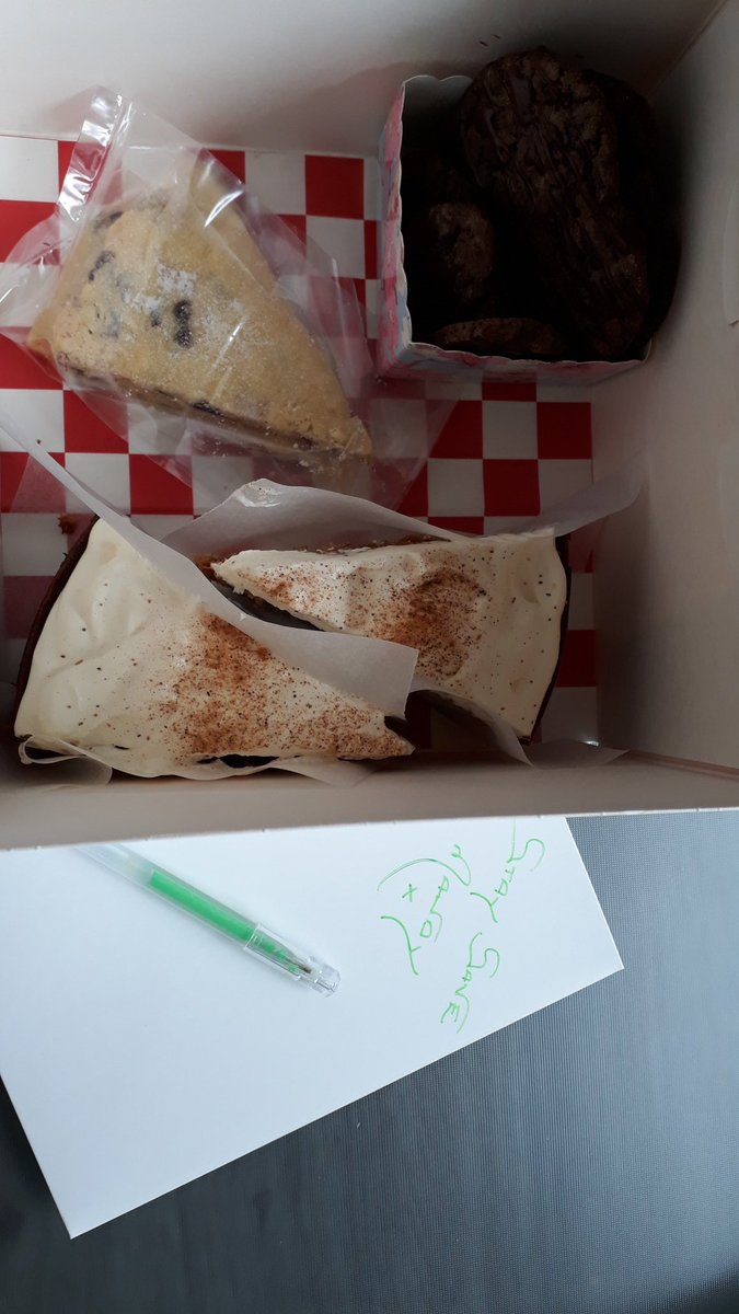 JillBeacham's tweet photo. This weekend I baked for those who are less fortunate than myself.
Just one of the boxes dropped outside for those self isolating.
#staysafeandbake https://t.co/XnokAQaljv