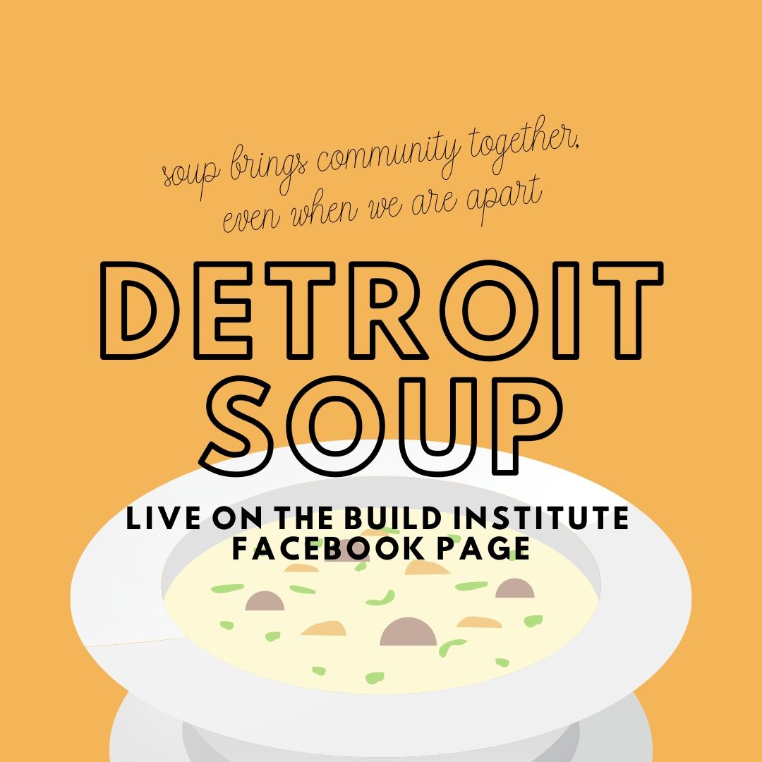 Build Institute (@startwithbuild) on Twitter photo Surprise!! You didn't think we would let you sit at home, with nothing to do, did you?! It's SOUP night, and of course you are all invited!!! Join us tonight LIVE on Facebook at <a href="/StartWithBuild/">Build Institute</a> ...but wait AND @kivadetroit AND <a href="/DetroitSOUP/">Detroit SOUP</a> #poweredbybuild #wearedetroit. Surprise!! You didn't think we would let you sit at home, with nothing to do, did you?! It's SOUP night, and of course you are all invited!!! Join us tonight LIVE on Facebook at <a href="/StartWithBuild/">Build Institute</a> ...but wait AND @kivadetroit AND <a href="/DetroitSOUP/">Detroit SOUP</a> #poweredbybuild #wearedetroit.