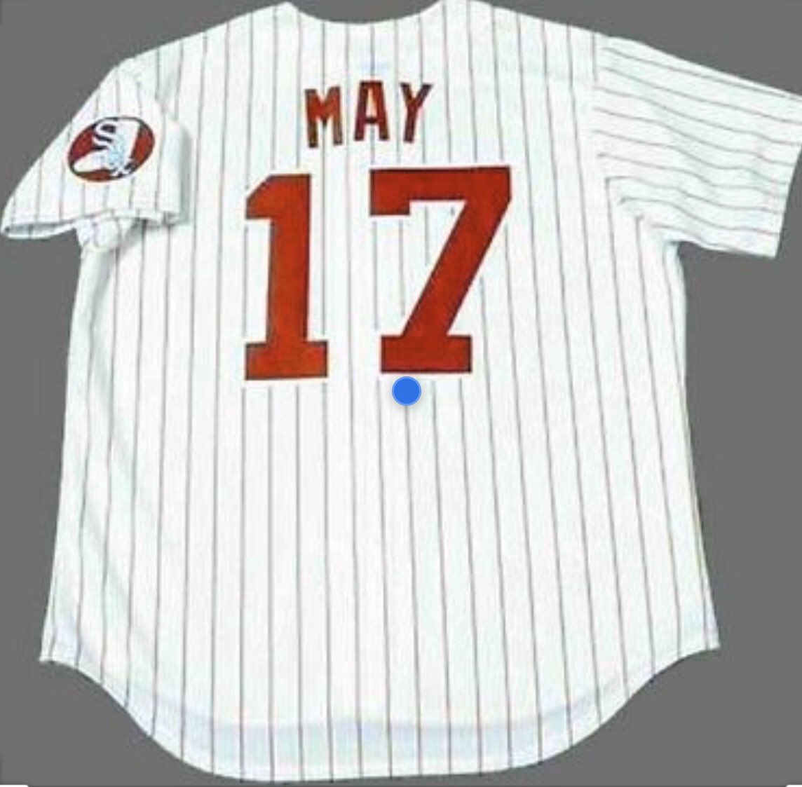 Who s the only MLB player to have his birthday on his jersey?

Happy Carlos May Day. 