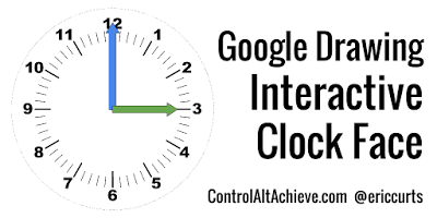 Interactive Clock Face with Google Drawings controlaltachieve.com/2016/09/drawin…
#ControlAltAchieve